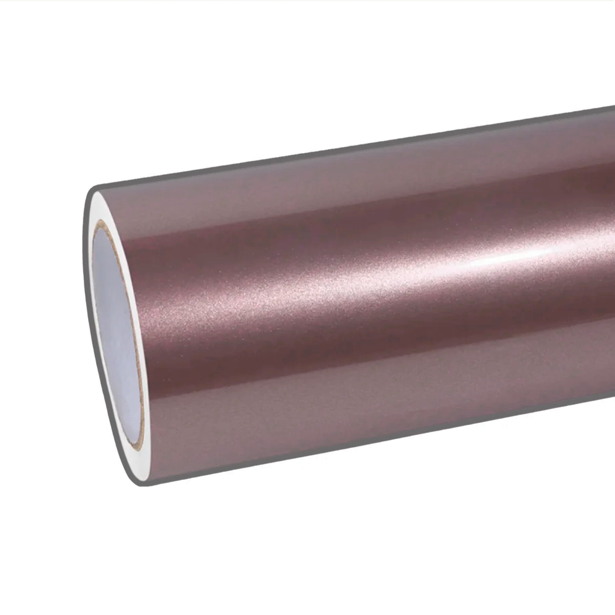 Glänzende Metallic Champagnerrosa Vinyl Auto Folie