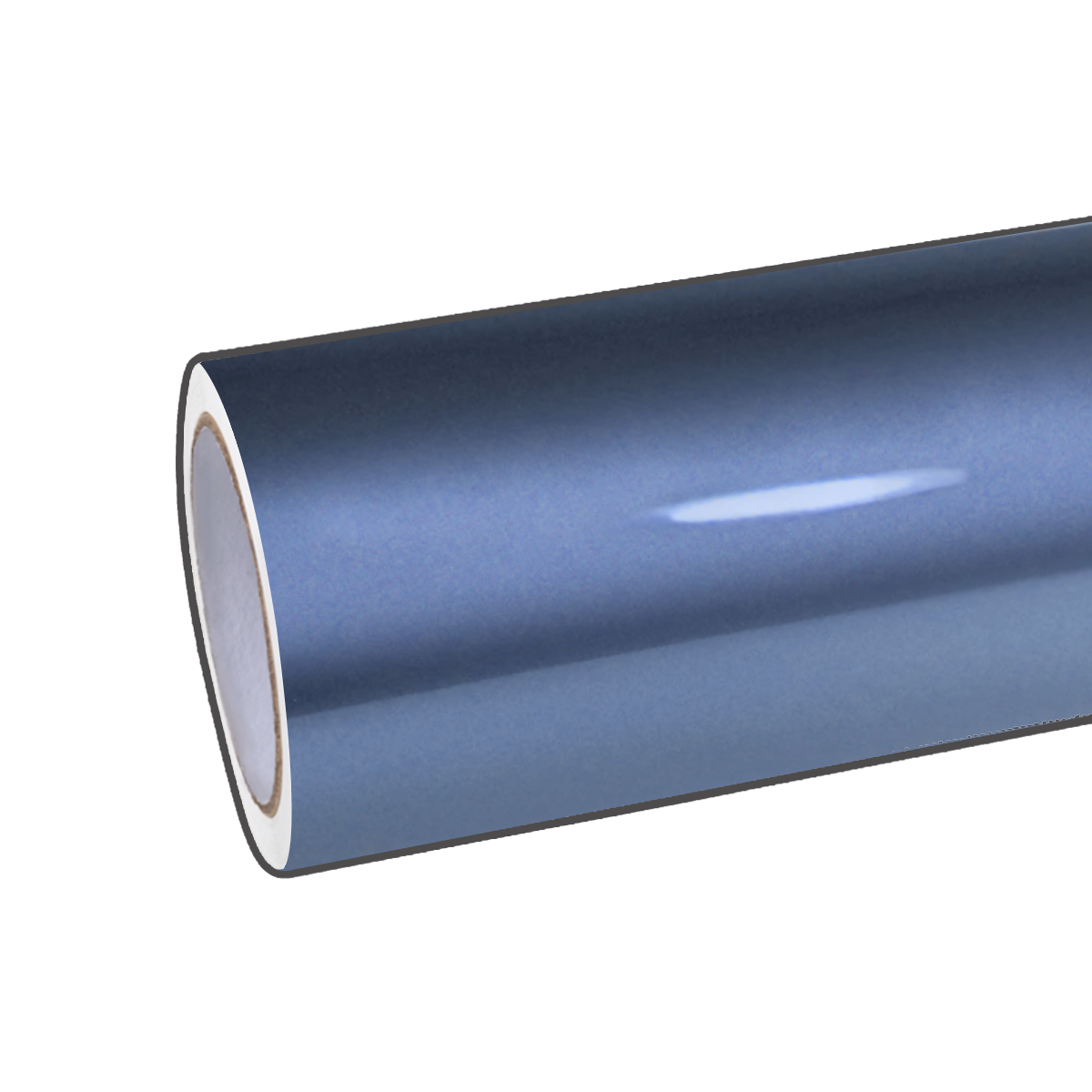 Glänzende Metallic Kristallblau Vinyl Auto Folie