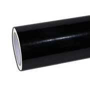 Glänzende Metallic Schwarz Vinyl Auto Folie
