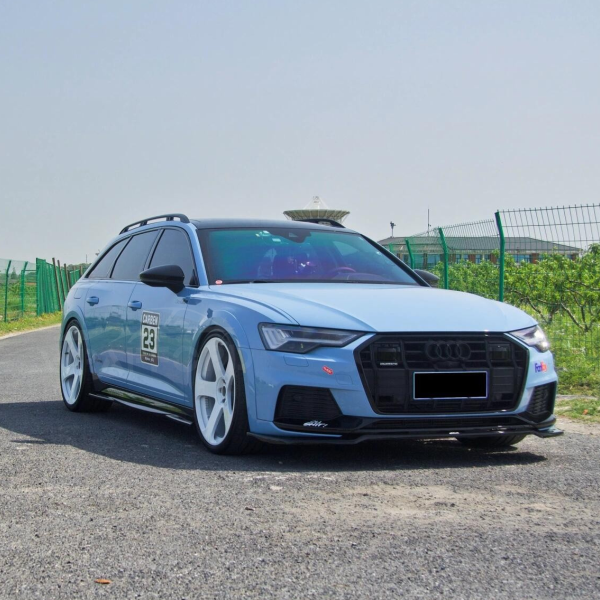 Candy Metallic Himmelblau Nebel Vinyl Wrap