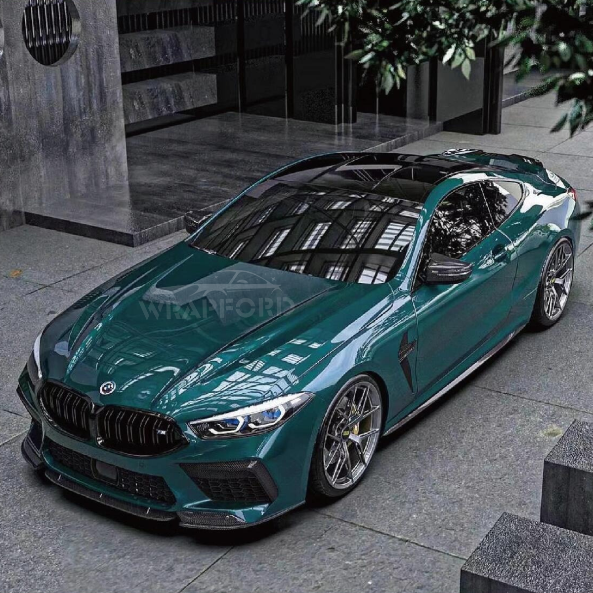 Glanz Metallic Smaragdgrün Car Auto Wrap