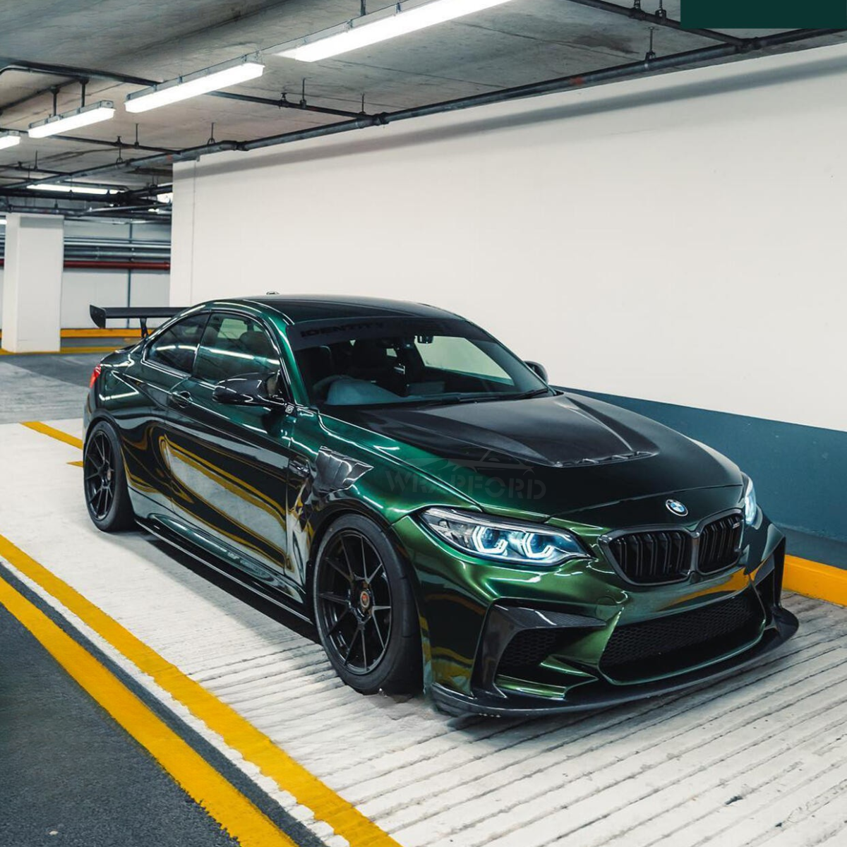 Glänzend Metallic Edelsteingrün Vinyl Wrap