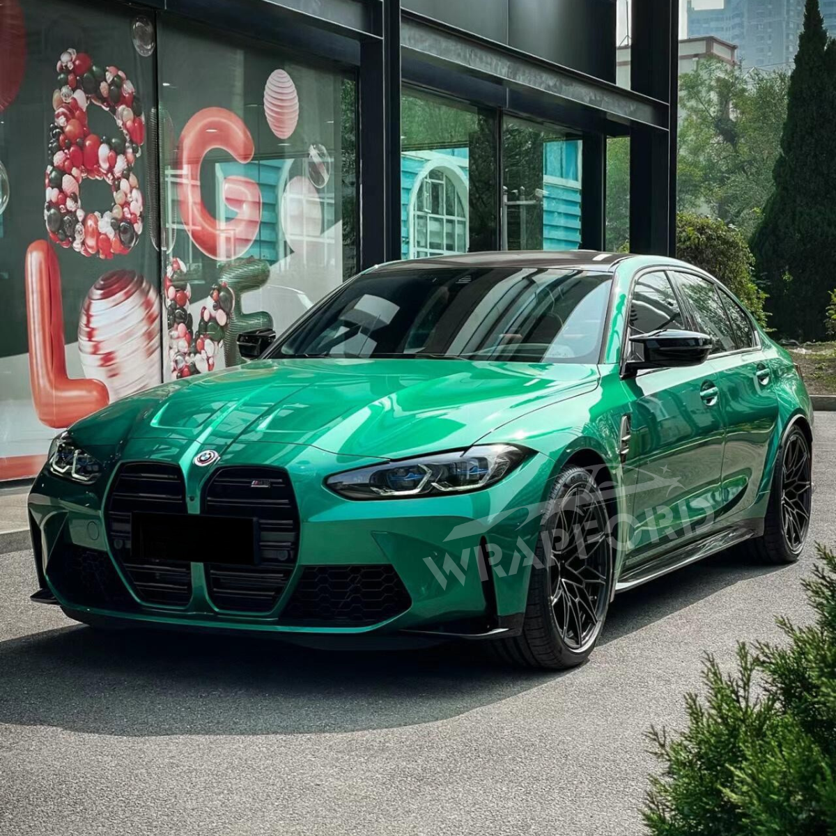 Metallic Luxe Smaragdgrün Vinyl Wrap