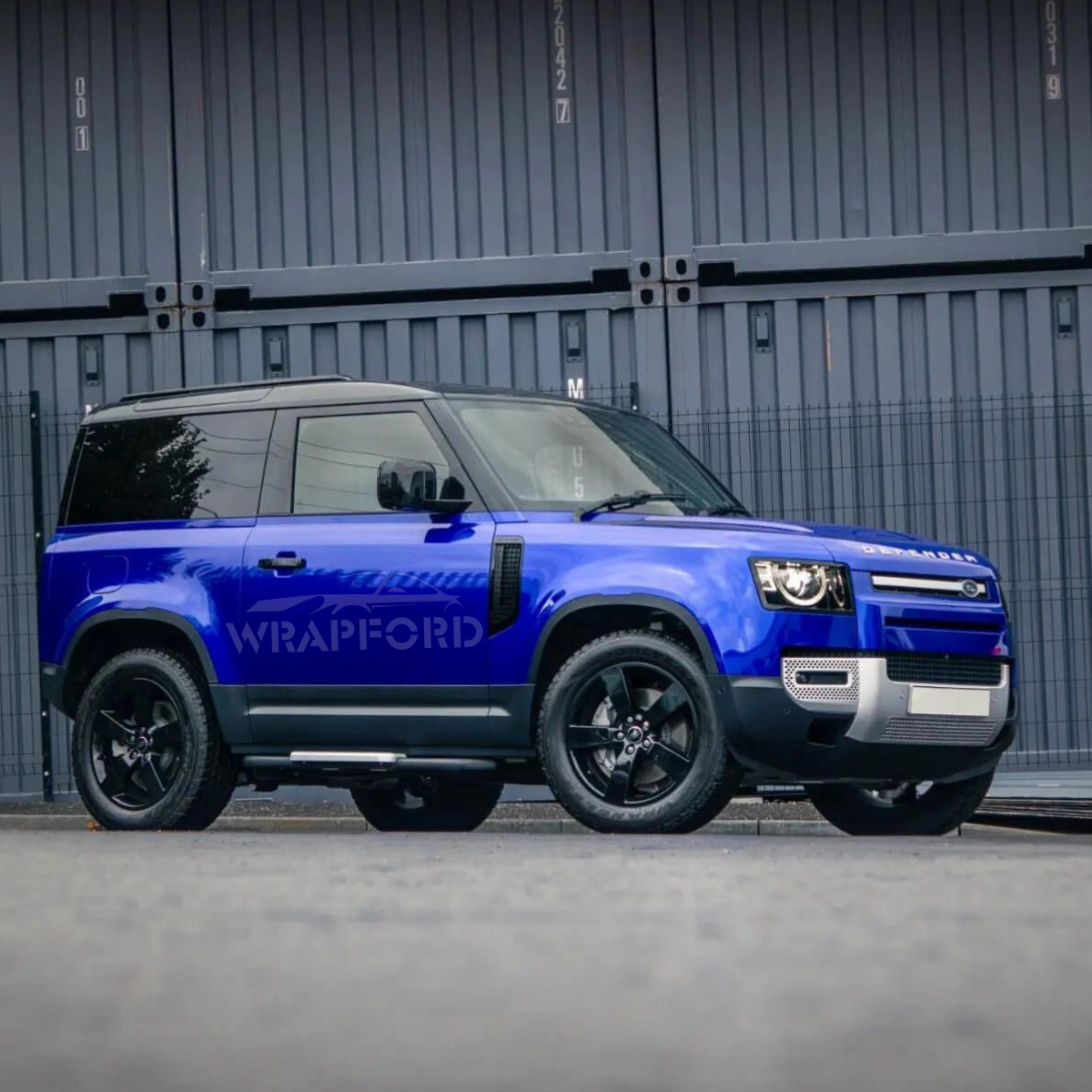 Glanz Metallic Blaubeere Vinyl Wrap
