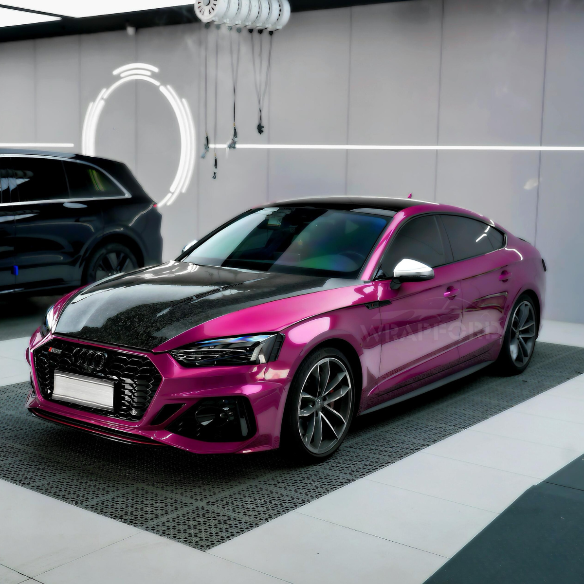 Glänzende Beeren Purpur Vinyl Wrap