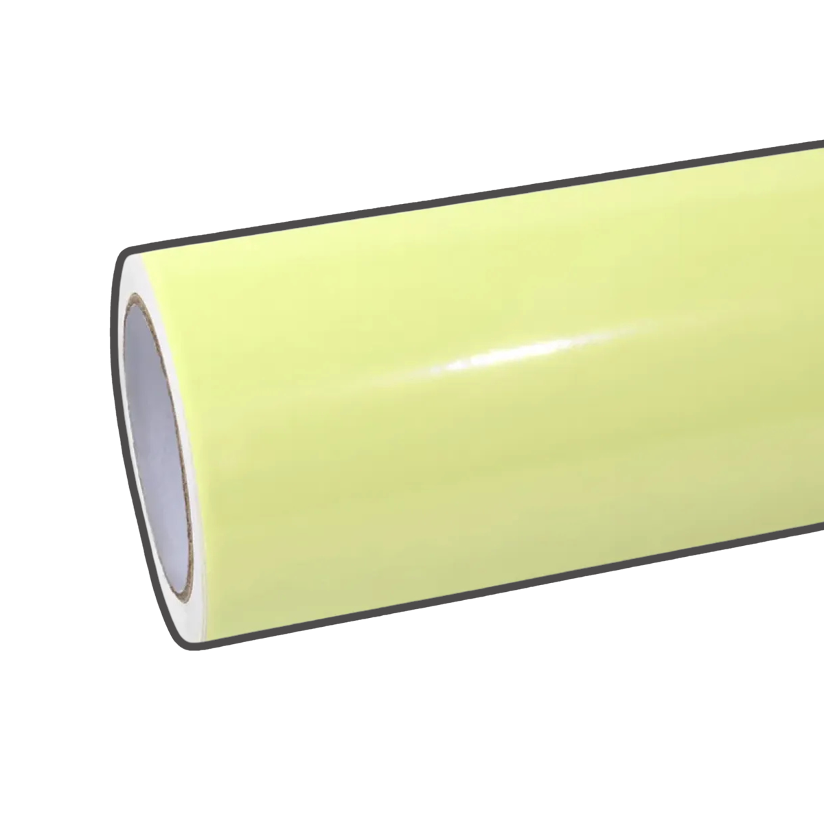 Hochglänzende Limettengelbe Vinyl Wrap