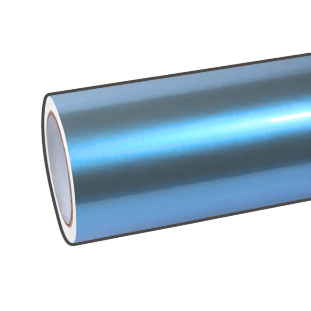 Glanz Metallic Babyblau Vinyl Wrap