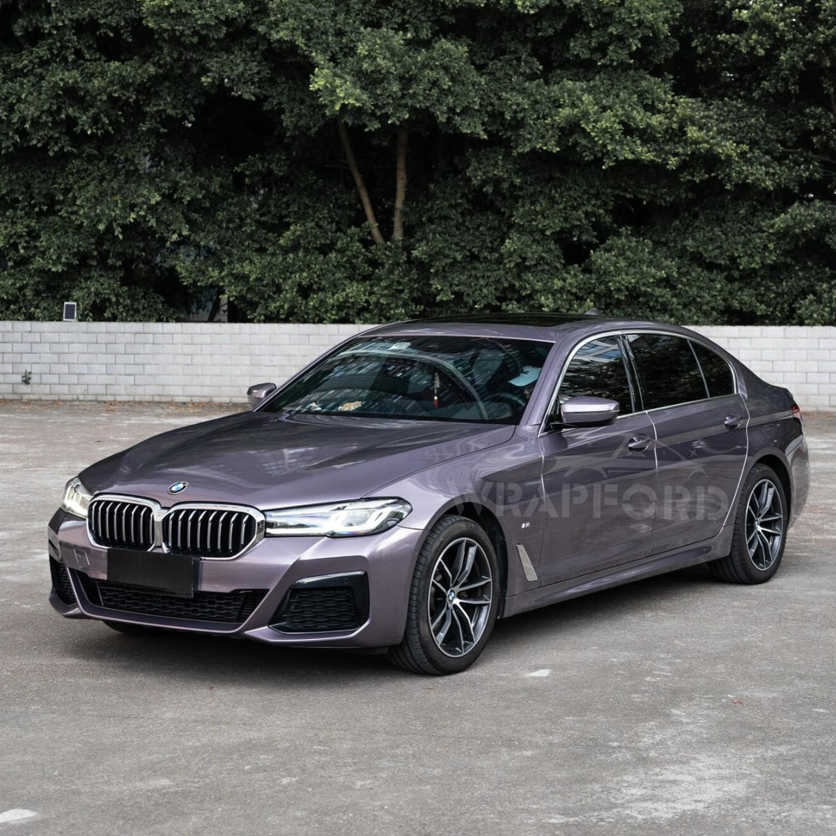 Glänzende Metallic Strahlend Lila Vinyl Wrap