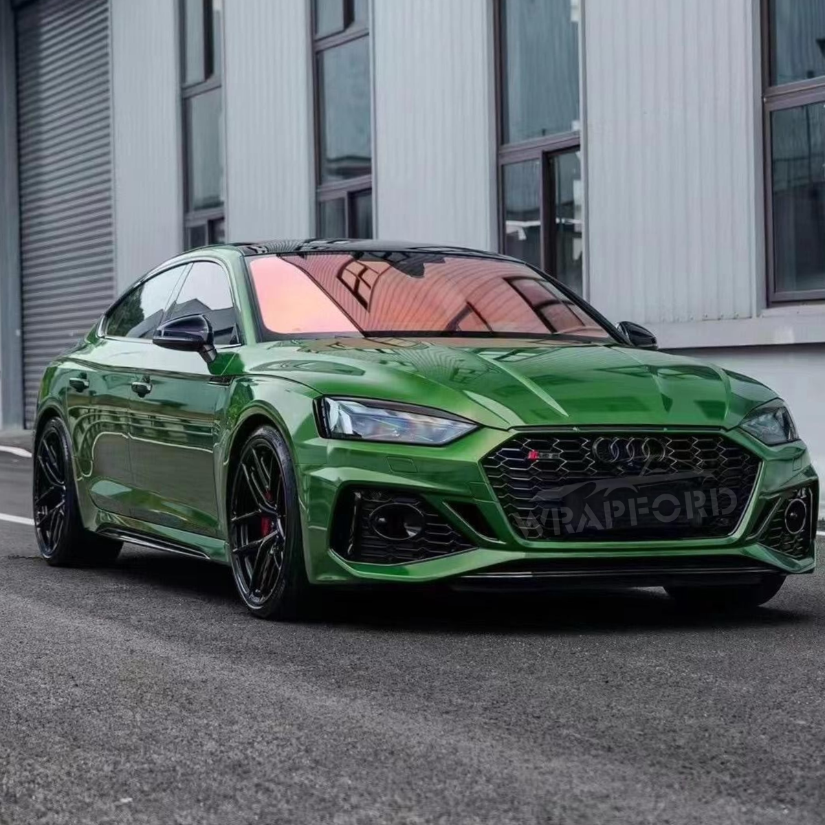 Glänzende Metallic Sonoma Grüne Vinyl Wrap