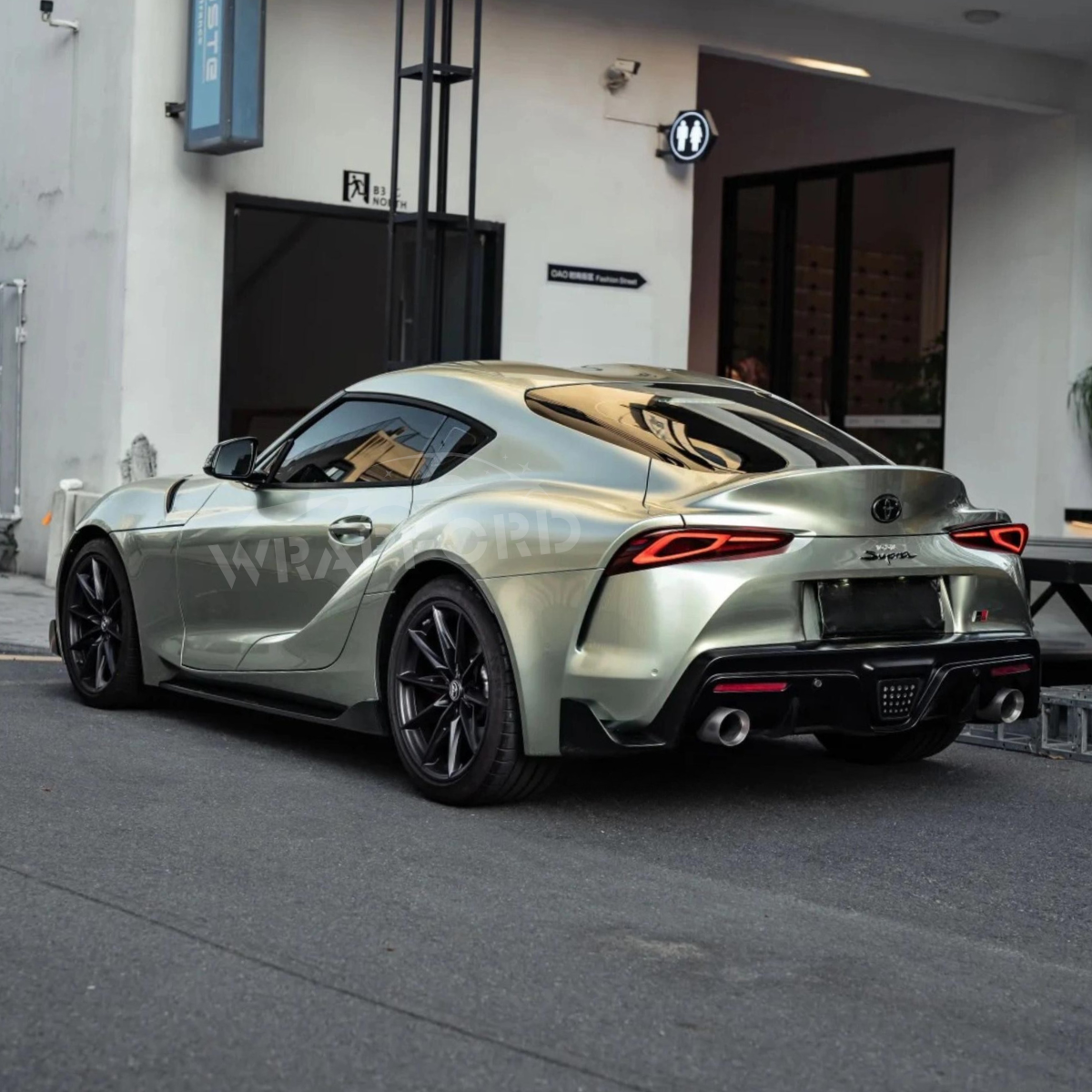Glänzende Perlmutt Salbeigrün Vinyl Wrap