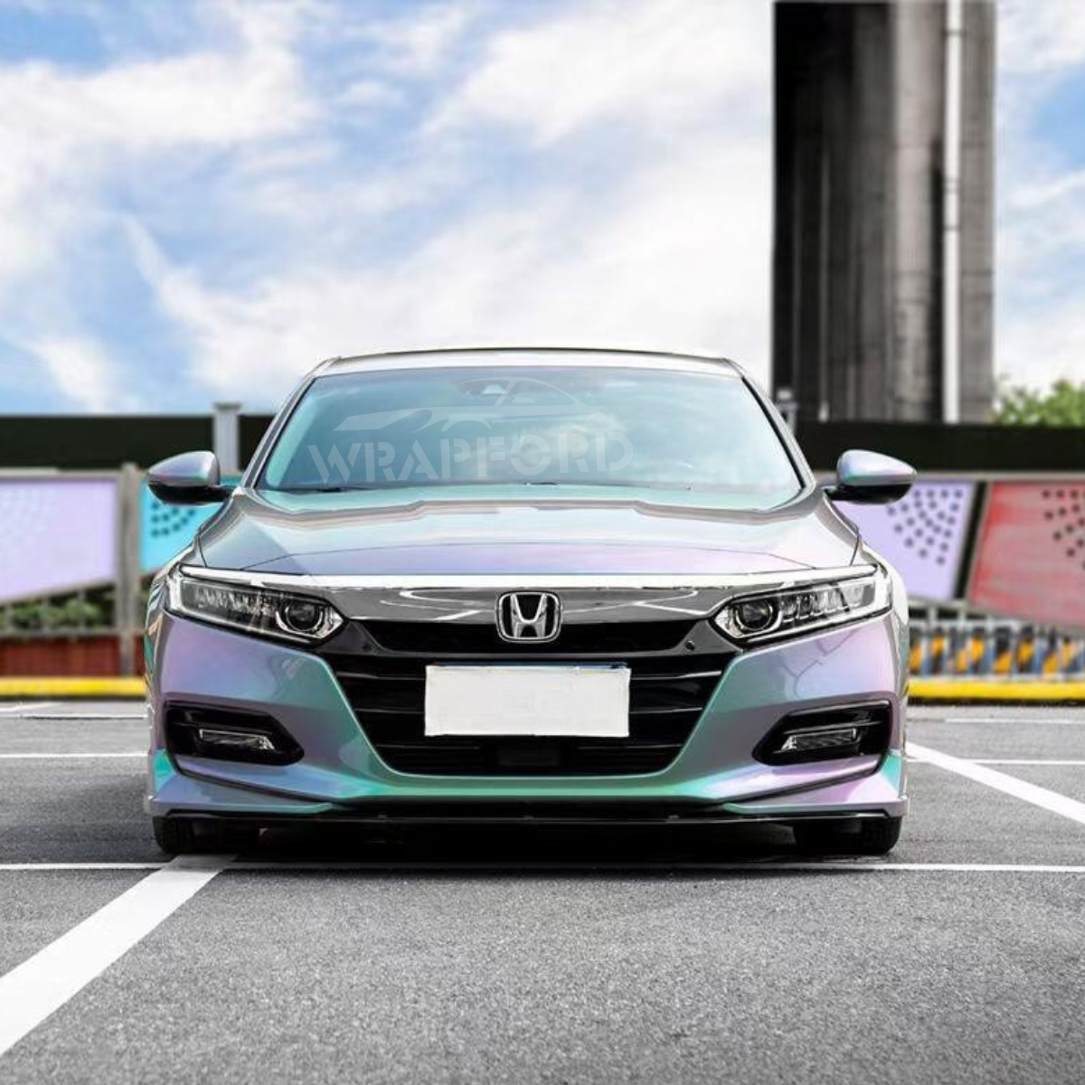 Glänzende Prismatisch Jadegrün Vinyl Wrap
