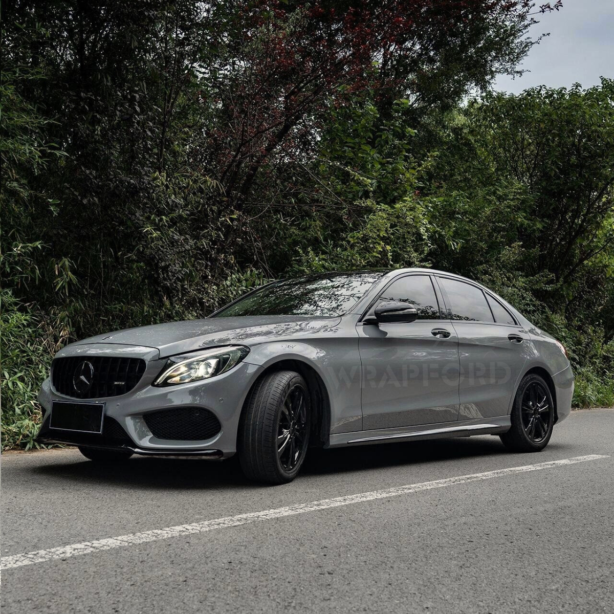 Hochglanz Achatgrau Vinyl Wrap