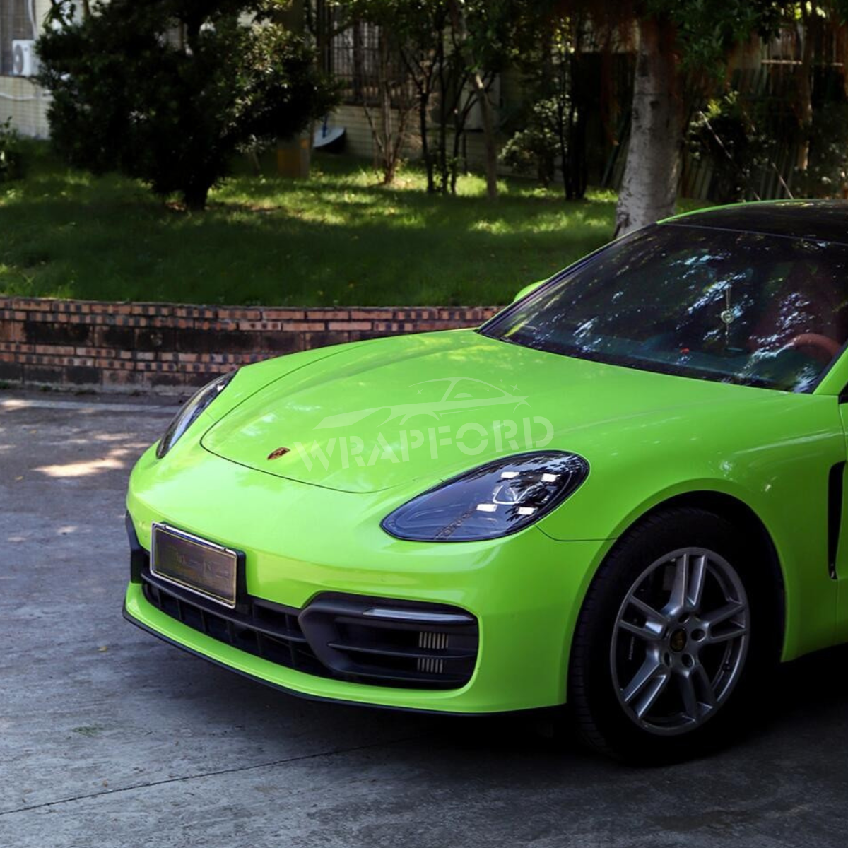 Hochglänzende Apfelgrün Vinyl Wrap