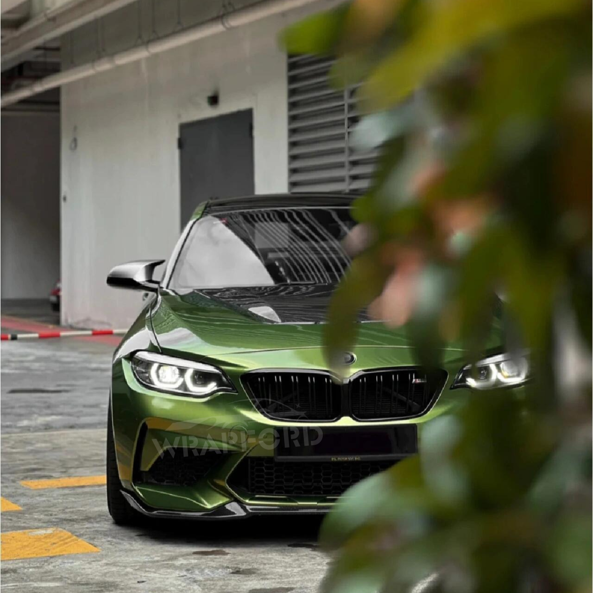 Hochglanz Mamba Grün Vinyl Wrap