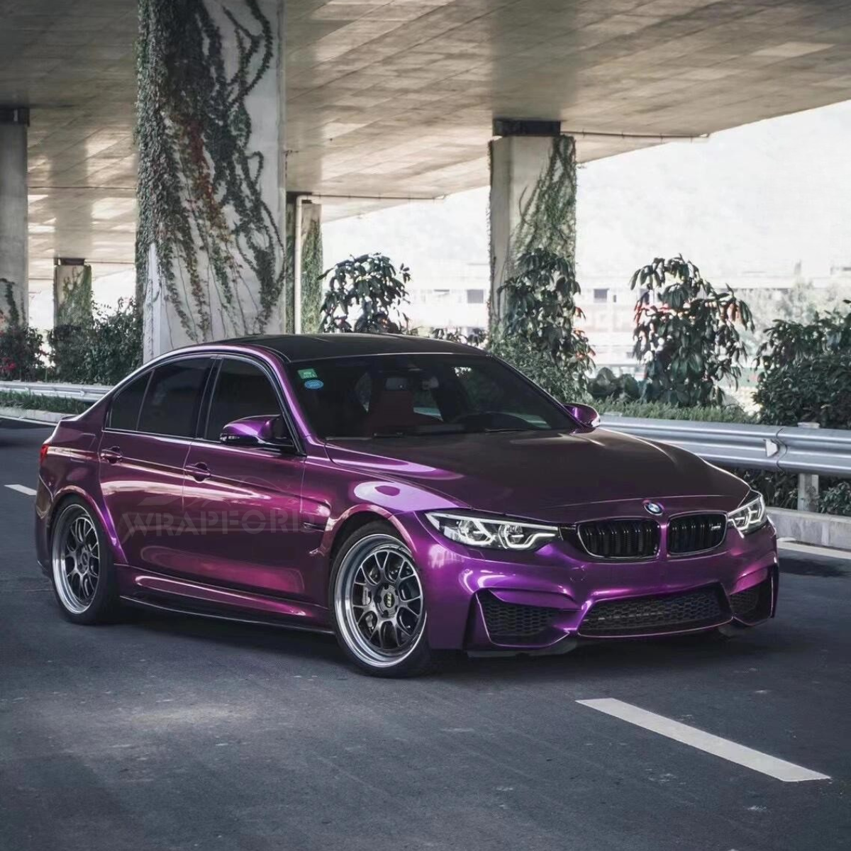 Hochglänzende Twilight Lila Vinyl Wrap