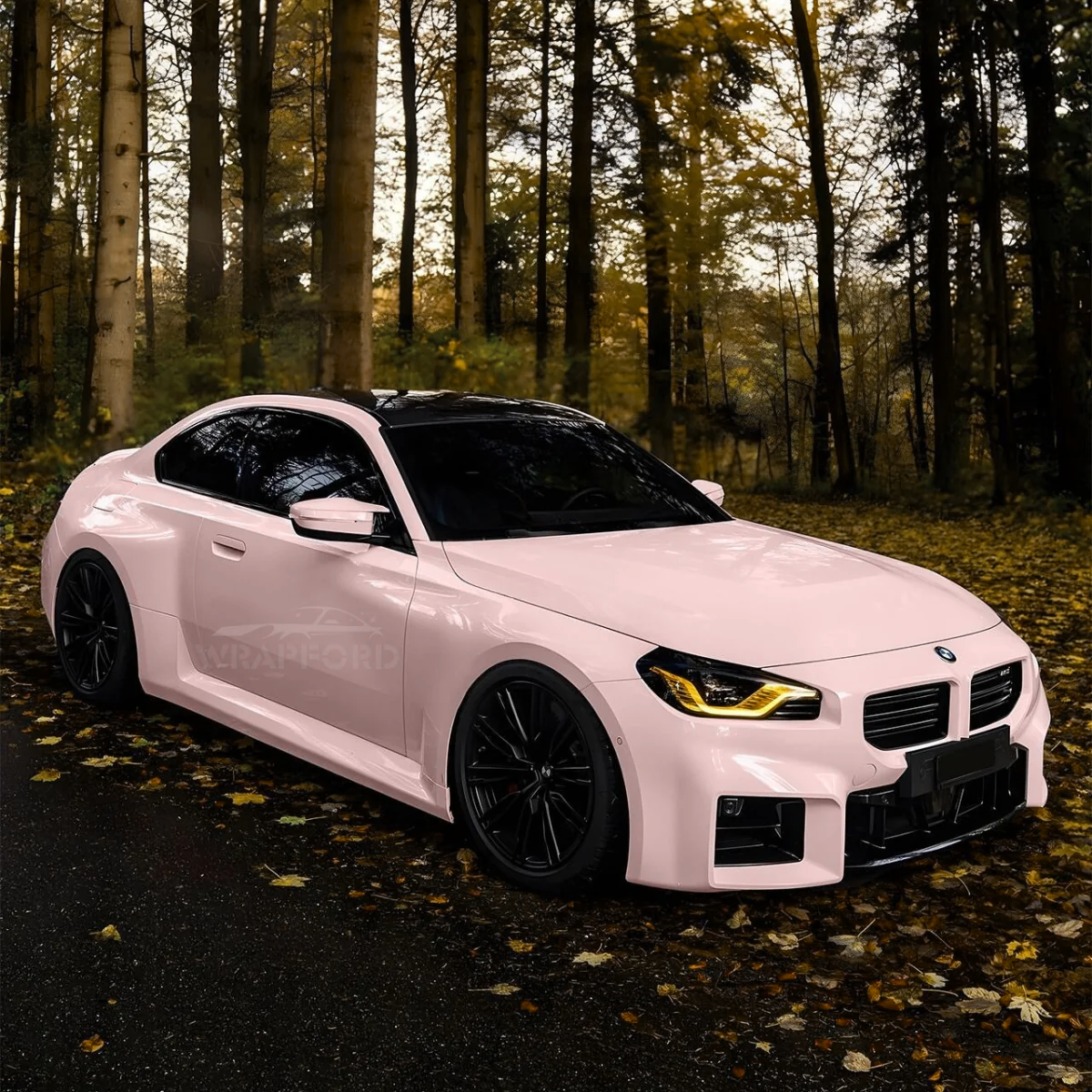 Hochglanz Babyrosa Vinyl Auto Wrap