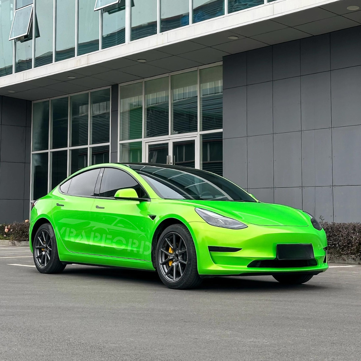 Hochglänzende Fluoreszierend Grüne Vinyl Wrap
