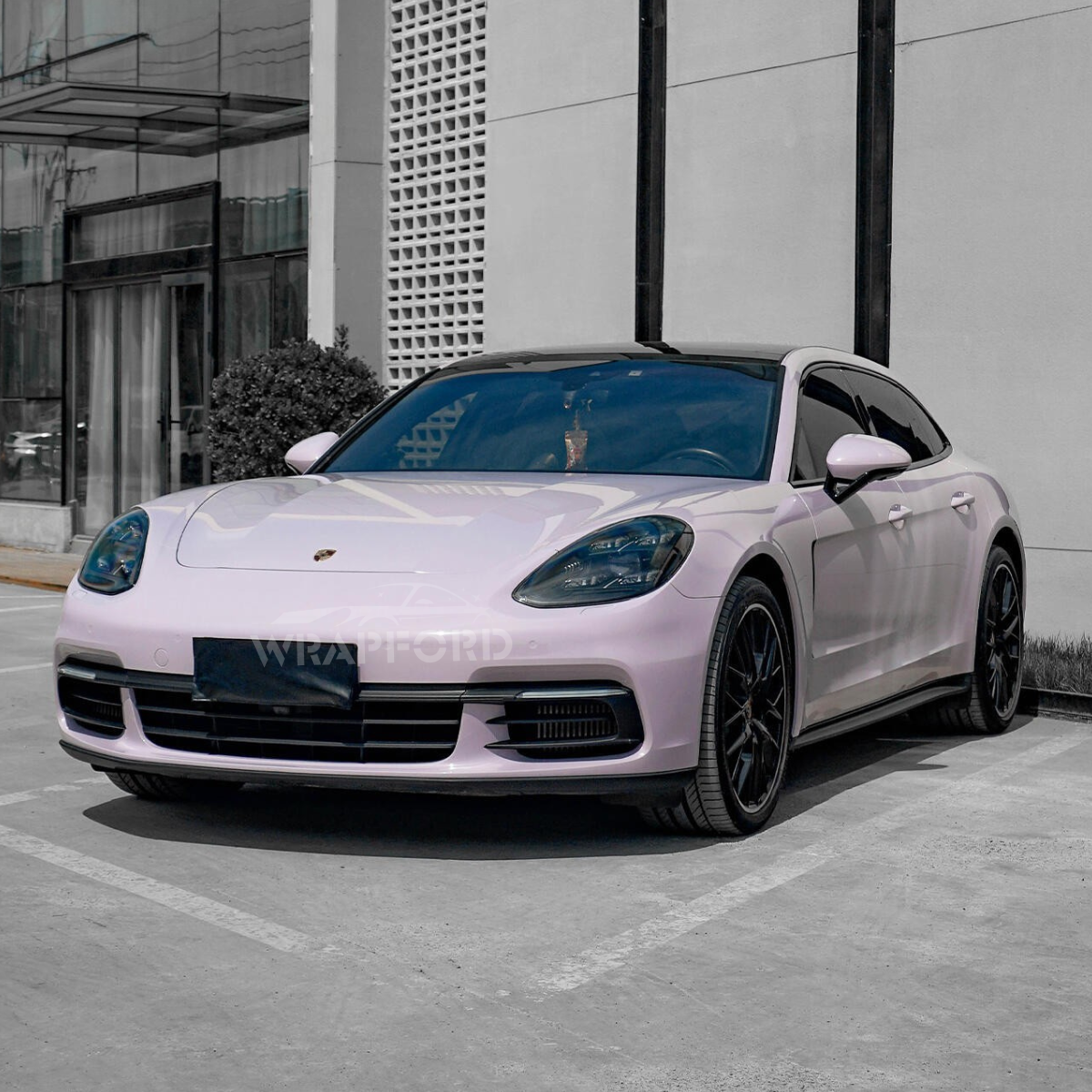 Hochglänzende Nebelgrau Lila Vinyl Wrap