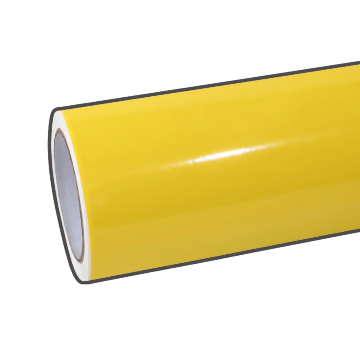 Hochglanz Racing Gelb Vinyl Auto Wrap