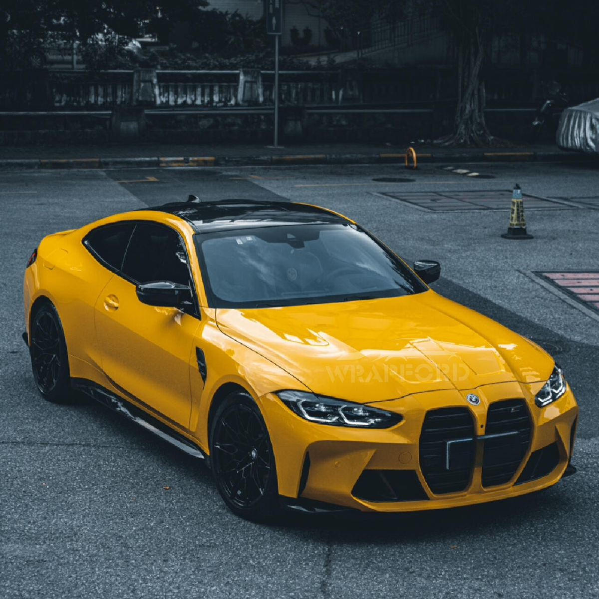 Hochglanz Sonnenblumengelb Vinyl Wrap