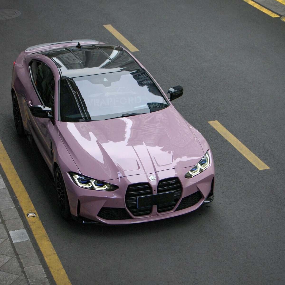 Hochglanz Mauve Pink Vinyl Wrap