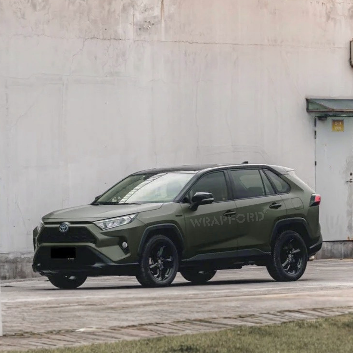 Matt Armeegrün Vinyl Auto Folie