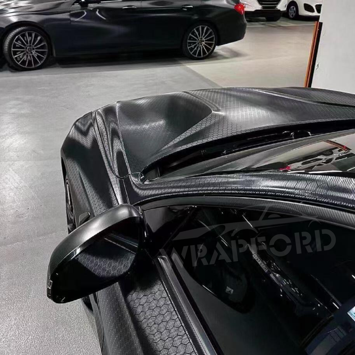 Matte Hexagonale Carbon Vinyl Wrap