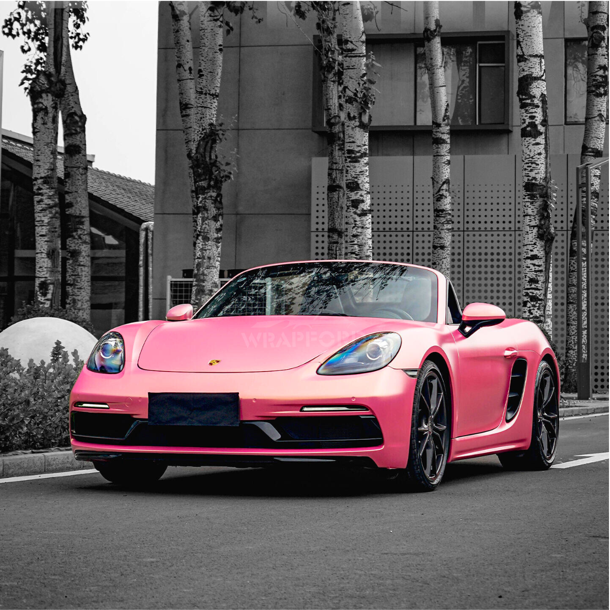 Matt Metallic Farbverlauf Pink Vinyl Wrap