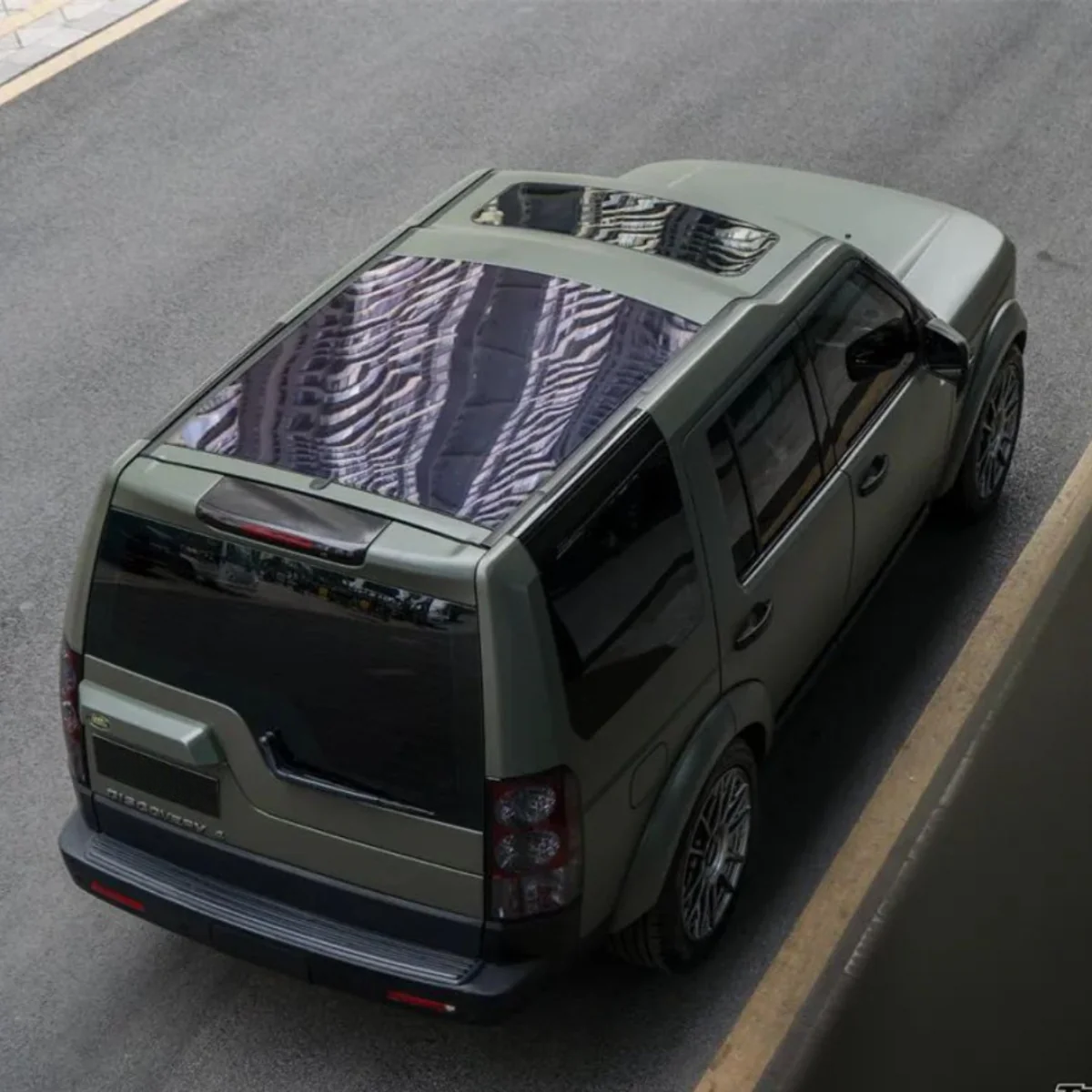 Matt Militärgrün Vinyl Auto Wrap