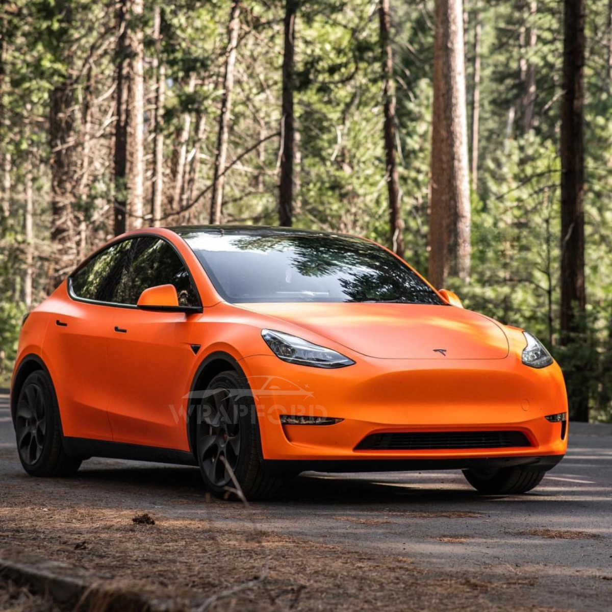 Matt Mandarinenorange Vinyl Auto Wrap