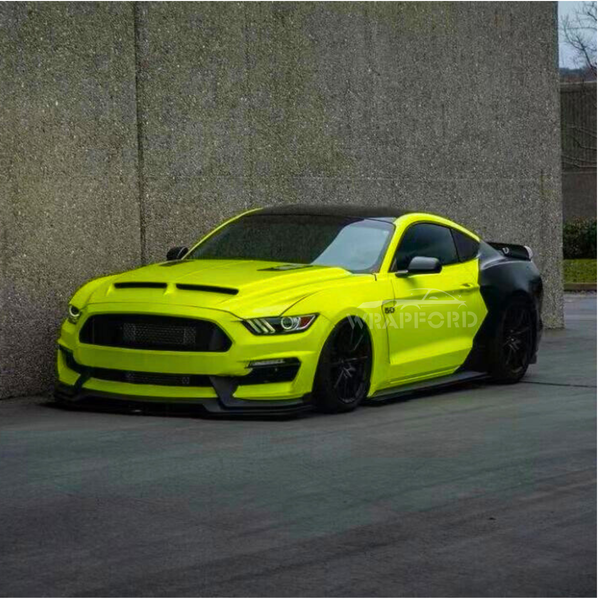 Matt Chartreuse Gelb Vinyl Auto Wrap