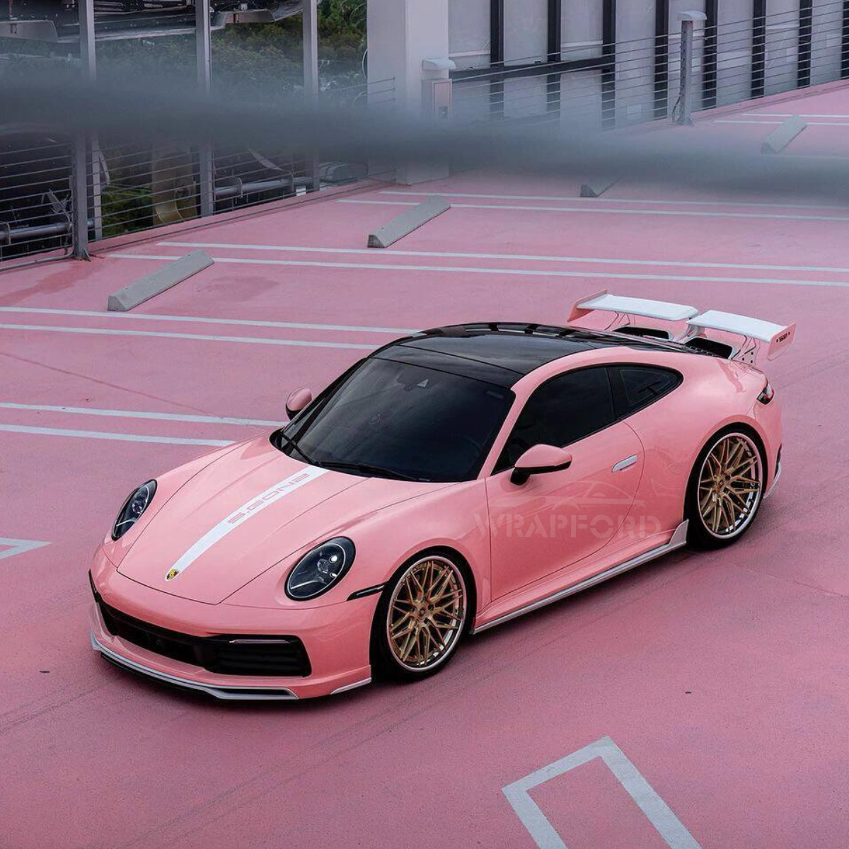 Hochglänzende Pastellrosa Vinyl Wrap
