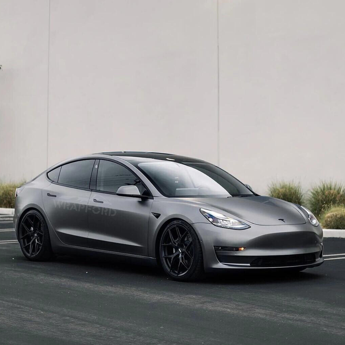 Matt Gunmetal Grau Vinyl Auto Wrap
