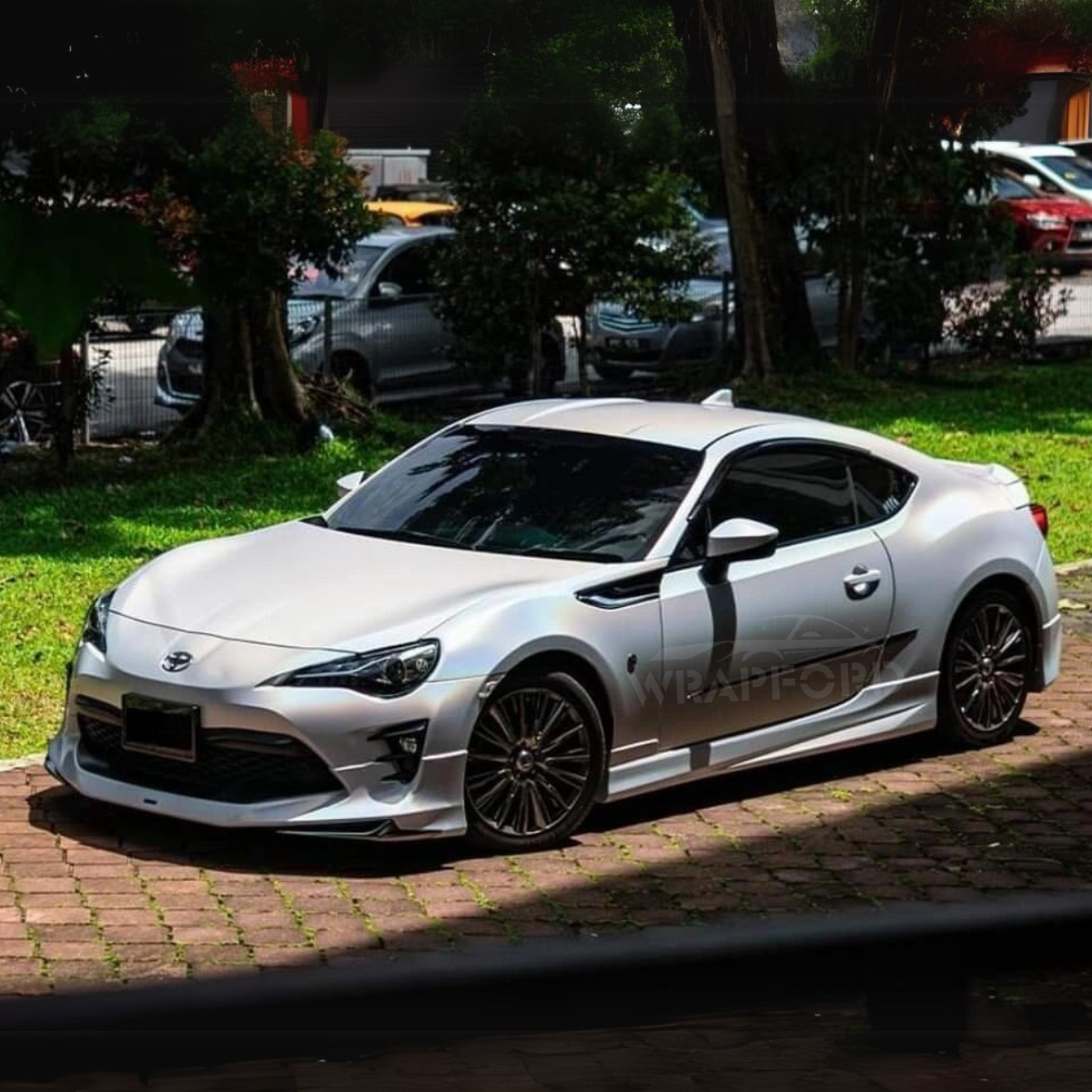Matt Weiß Chamäleon Vinyl Auto Wrap