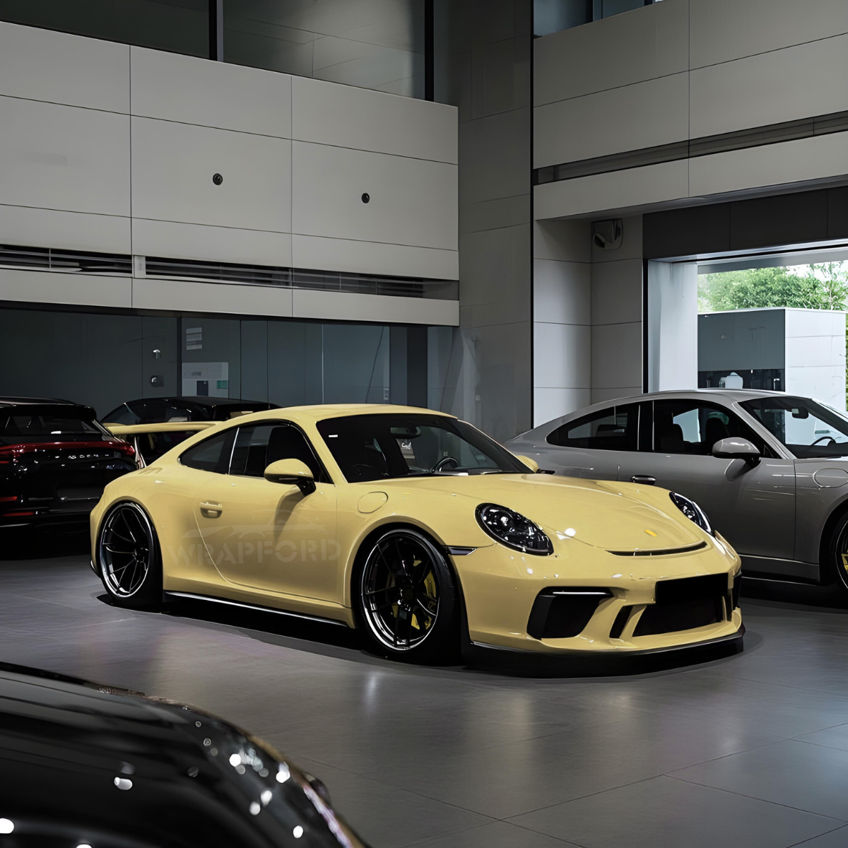 Hochglanz Vanillegelb Vinyl Wrap