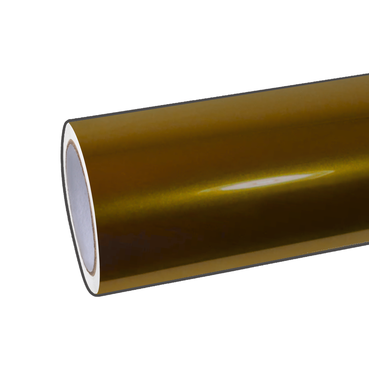 Glänzende Metallic Eclipse Gold Vinyl Wrap