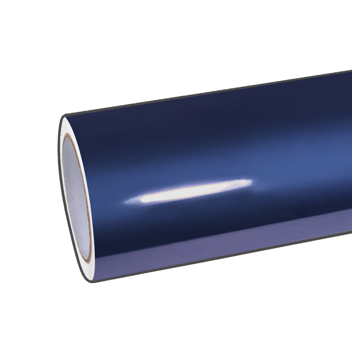 Glänzende Metallic Grau Blau Vinyl Wrap