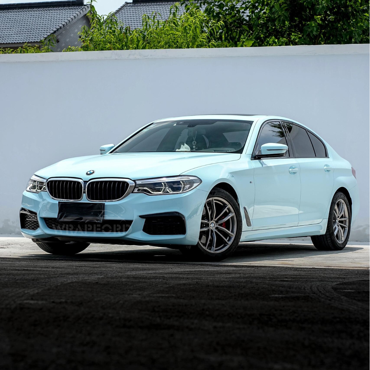 Hochglanz Himmelblau Vinyl Wrap