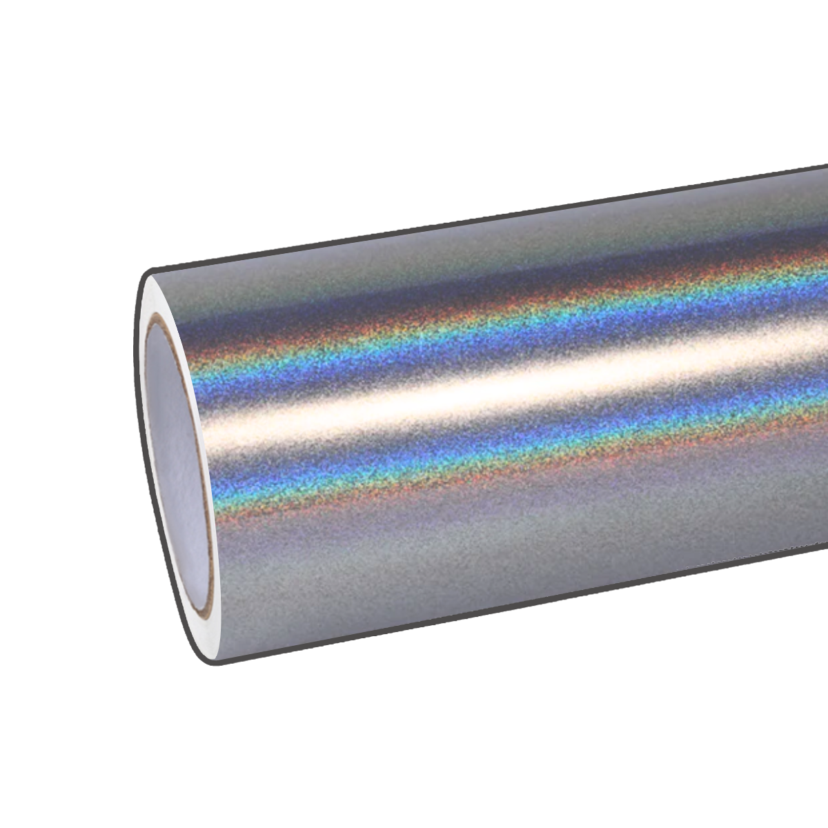 Regenbogen Metallic Lasersilber Vinyl Wrap