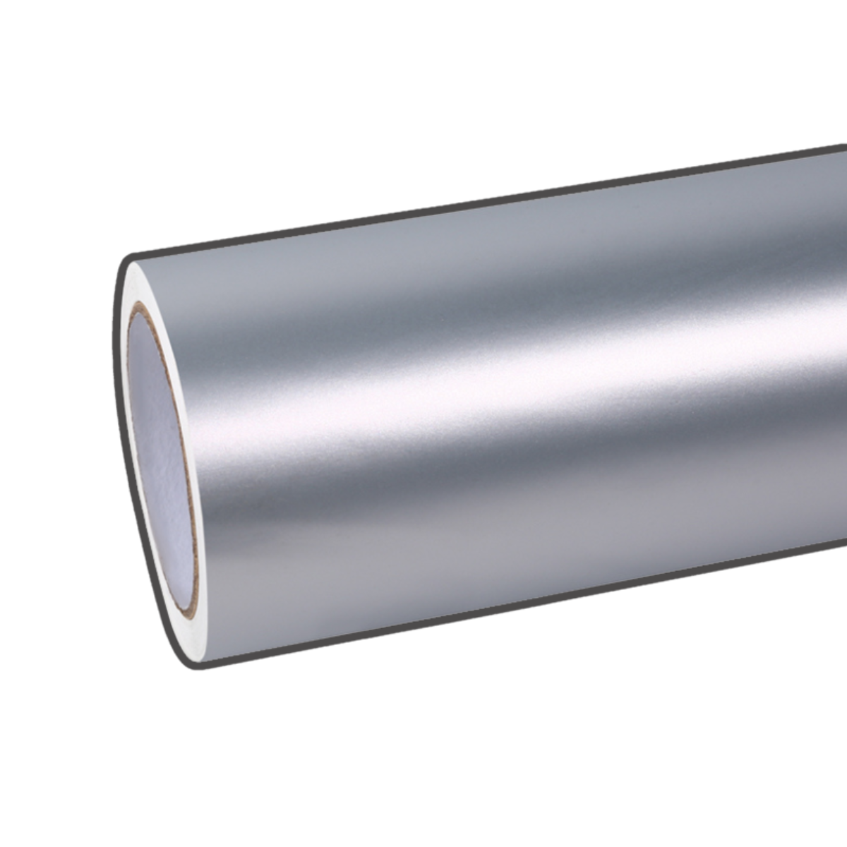 Satin Chrom Satin Silber Vinyl Auto Wrap